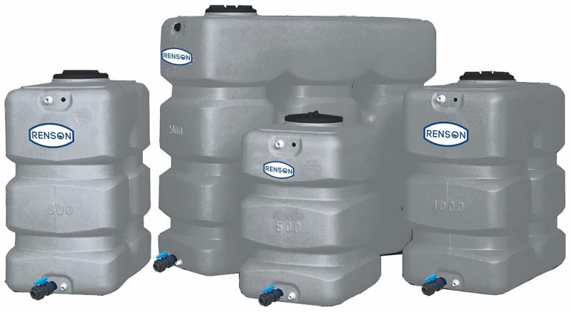 Cuve à eau 800 litres RENSON – Verticale - Grise