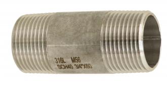 Tube 100 mm mamelon inox 316L - 12/17
