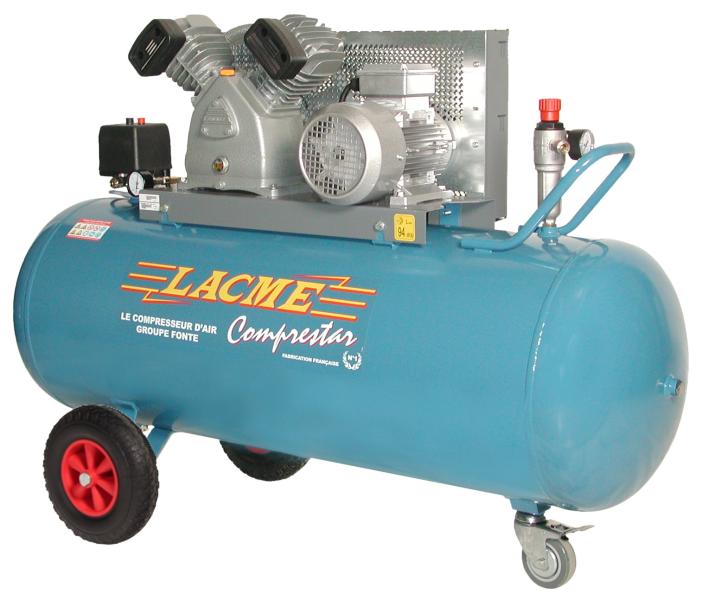 Compresseur 200 litres Lacmé : COMPRESTAR 27V200T