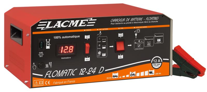 Chargeur de batterie - FLOMATIC 12-24 D - 12A