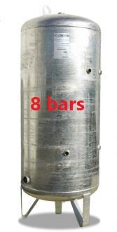 Réservoir galvanisé 300 litres - 8 bars