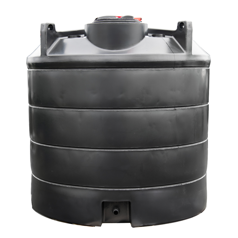Cuve à eau 6000 litres - Aérienne hors sol - Cylindre noir 