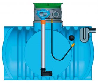 Cuve à eau 9000 litres à enterrer avec filtre
