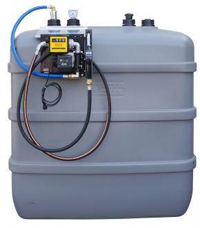 Cuve 1500 litres avec pompe : Gasoil, GNR
