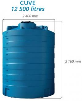 Cuve à eau 12500 litres au meilleur prix !